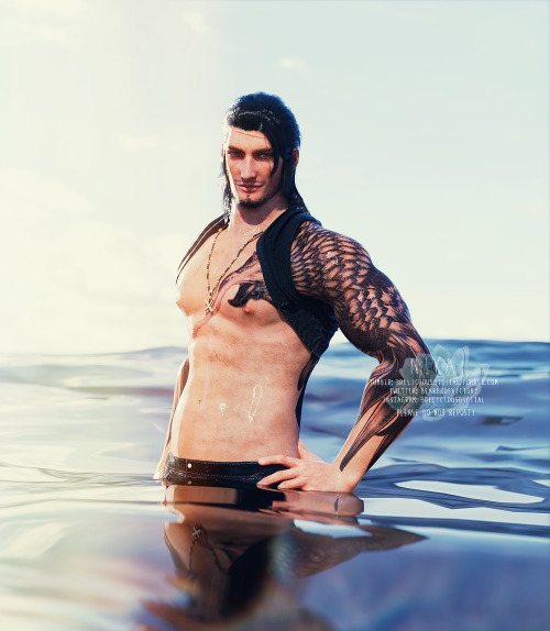 3deliciousdigital:Seaside Series: FFXV Chocobros + Nyx Ulric as bonus (just because), the complete s