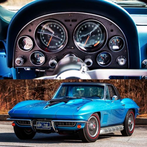 1967 Chevrolet Corvette Convertible ⚜️⚜️⚜️⚜️⚜️⚜️⚜️ Some facts Motor: Original matching numbers 427/4