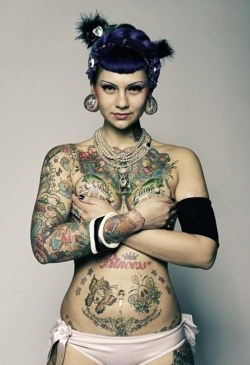 Women with tatoos