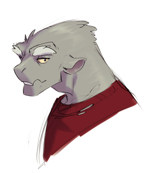 hawfstuff:quick drawing of Leeds from @aidosaur‘s webcomic Barbarous It’s him!