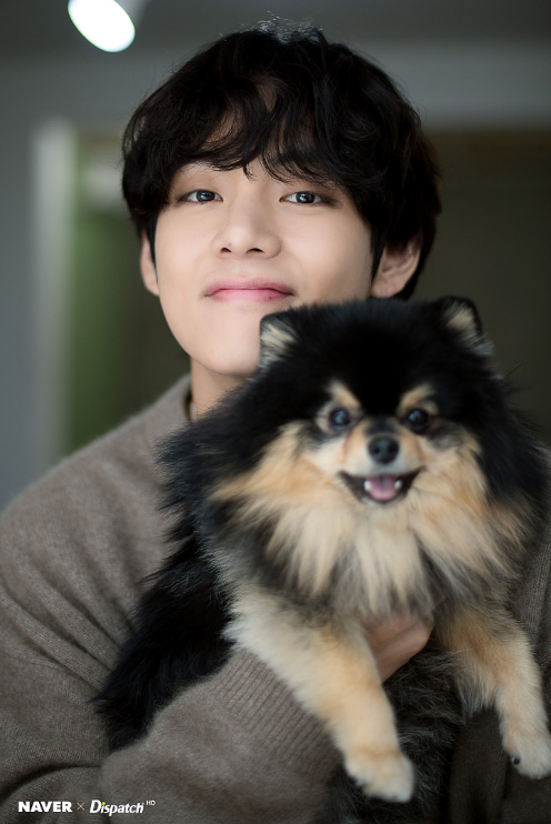In Celebration Of V's Birthday Dispatch X Naver Released Photos Of Taehyung With Yeontan
