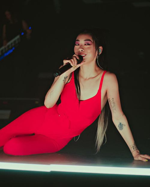 Rina Sawayama photographed by Angel Tumalan during The Dynasty Tour in Chicago