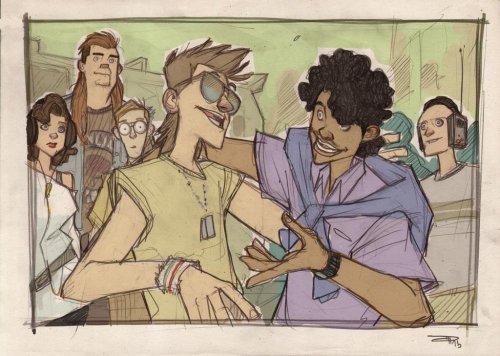 xombiedirge:  STAR WARS 80’s High School - Key Sequences by Denis Medri / Blog 