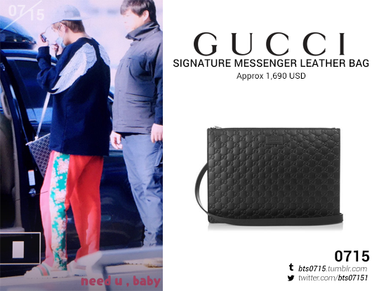 taehyung v gucci bag