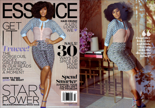 danifran16:olitzterry:idpr:Tracee. Ellis. Ross. Is. A. Smoke. Show. (on the cover of ESSENCE&rsq