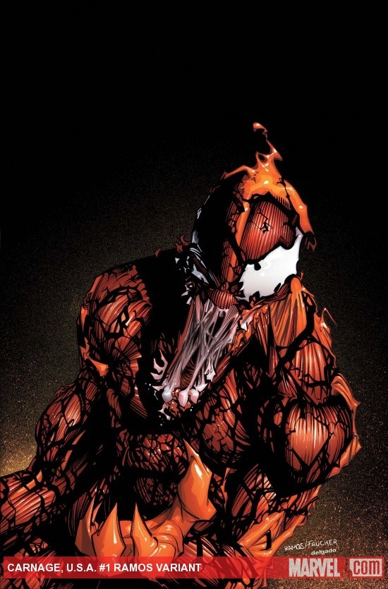 imthenic:  Carnage, U.S.A. #1 cover variant by Humberto Ramos 