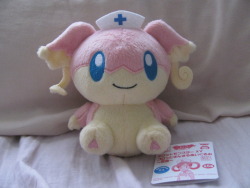 wotter16:plushcrush:2015 Banpresto Nurse Audino UFO PlushTushtag: IntactHangtag: AttachedI want one ;u;  theres a few ebay but be prepared to shell out at least like ำ for one (including shipping). someone had one like for 60 bucks and i did best offer