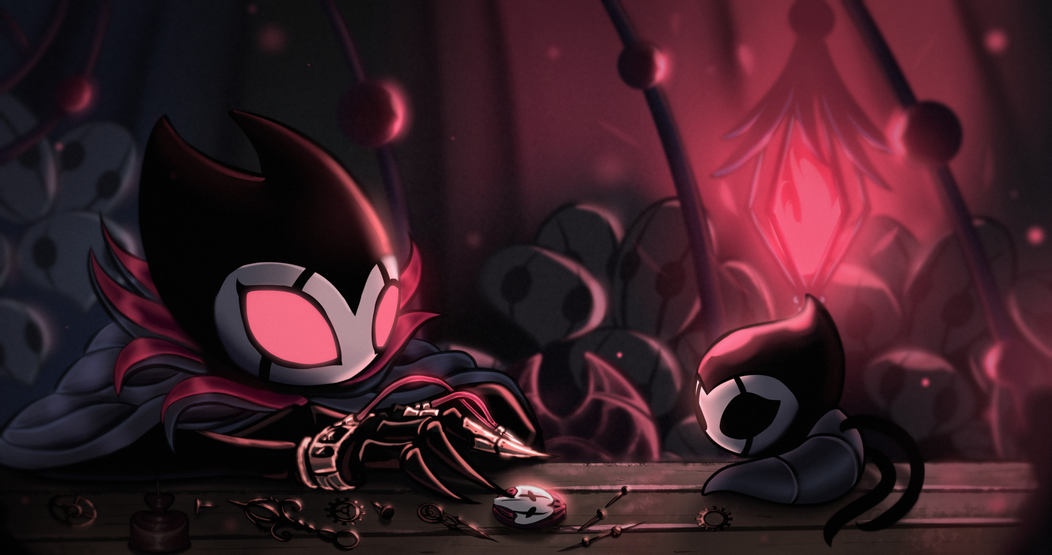 Lampy hollow knight