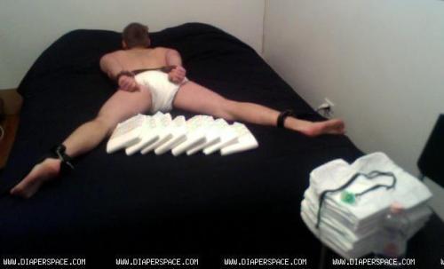 Porn Pics sissysasha77:  Diaper Bondage!  Bondage and