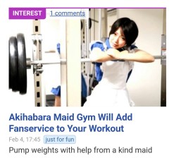 unadulteratedpiratepizza:  queen-of-moths:  jougasakis: Why  Gals and Gains  Hey, if it can actually help lazy otaku neets get in shape, it can’t be all bad, right? 