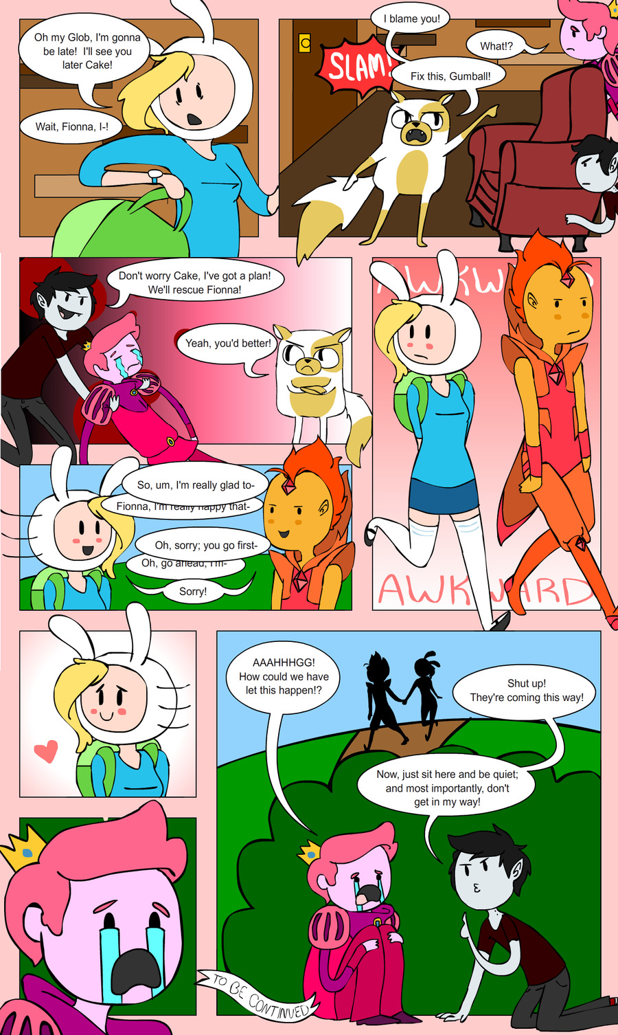 Adventure Time Fan Art Comics — The Problem with Flame Prince Pg 5 by...