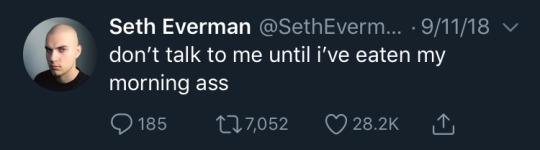 theshitpostcalligrapher:  setheverman: skidspace:  Seth Everman keeps trying to get me to eat ass  these tweets are but a fraction, for i am the alexandrian library of ass eating  local funnyman @setheverman inspires calligrapher to break out inks the