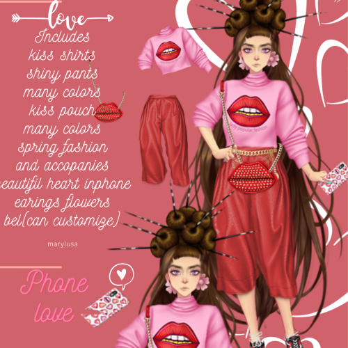  PACK MCL VALENTINES DAY 2021-BY MARYLUSAFinally after 4 days I am exhaustedI made 6 Looks for sucre