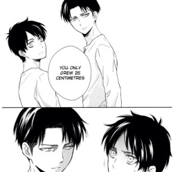 yaoi-manga-reader-all-the-way:  I’m sorry but taller levi is actually making me really happy. ..look here. ..or here