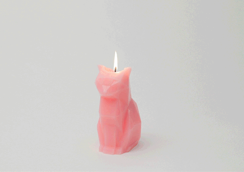 itscolossal:  PyroPet Candles Melt into Creepy Metallic Skeletons