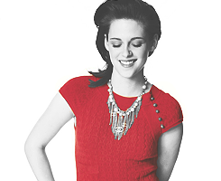 imprintedbytwilight:  Kristen+red 