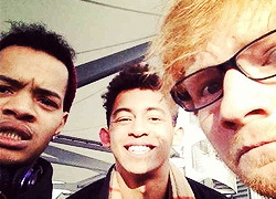 starzseed:  Ed Sheeran + Rizzle Kicks 