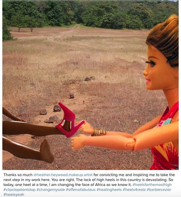 heyblackrose:  mashable:  ‘White Savior Barbie’ brilliantly mocks insincere volunteer