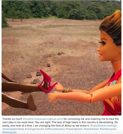 takingbackourculture:mashable:‘White Savior Barbie’ brilliantly mocks insincere volunteer selfies in