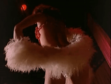 Argentine Mexican Showgirl Princesa Yamal in the movie “La difícil vida de una mujer fácil”,1979