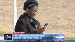 foreverstarving:  lovelylisa22:  dynamicafrica:  Texas Cops Arrest Black Student Filming ‘Speed Traps,’ Hurl Epithet The 25-year-old student claims officers called her the “Nigerian nightmare” while booking her into jail.  A 25-year-old student