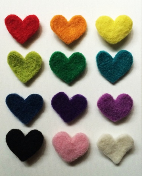 uchou:  Hey guys! I just opened up my Etsy shop, Haveria.  I’ve been sick for a while now and I have to take some time off of work, so I really need to sell these right now. Everything is needle felted by hand, and I can add any sort of backing. Let