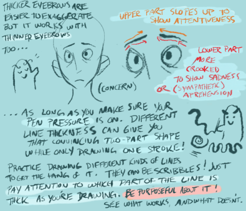 ghostfiish:i made a tutorial for eyebrows! as i was doodling some in my notes the other day it start