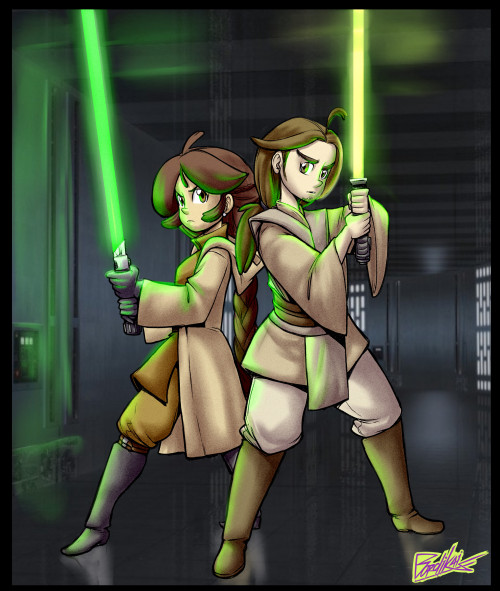 This Is A Fan Art I Dont Have To Many To Xplain XD Theres My Girl And Me, Jedi Masters, Maybe One Turnn