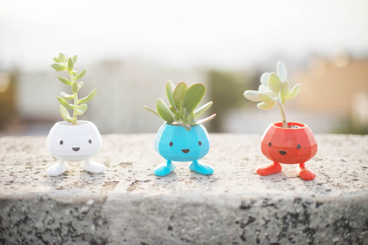 sosuperawesome:  Pokémon and Star Wars planters by PrintAworldService on Etsy •