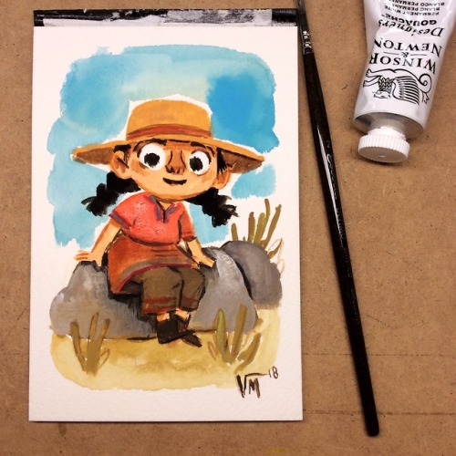 Like last year, I’m doing a daily gouache painting challenge in September as #septempera / #paintemb