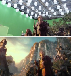 jolteonerrex502:brothertedd: Before and After Video Effects – Movies  Let us take a moment to appreciate all the effects people who create these things and the actors who make you believe them.