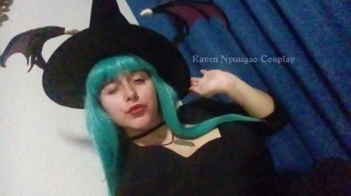 Witchy Morrigan wishes you a very Happy Halloween and nice deep sleep …✨❤ FB Page: Nyuugao 