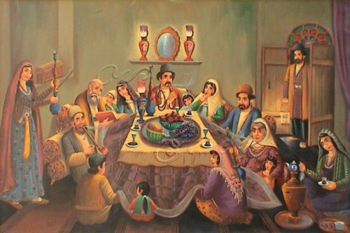 petitepointplace:Happy YaldaShab-e Chelleh (“night of forty”, Persian: شب چلّه‎‎) or Shab-e Yaldā (“
