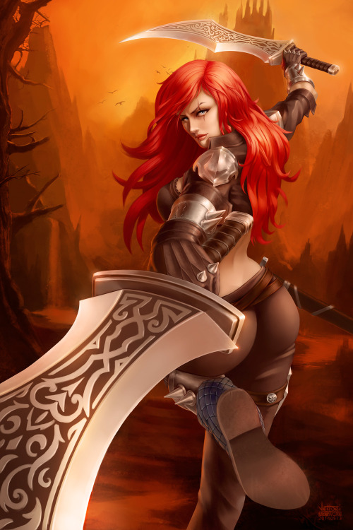 league-of-legends-sexy-girls: Katarina - League Of Legends by PVproject