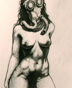 pornazzi:  Nude With Maskart by DeLumine