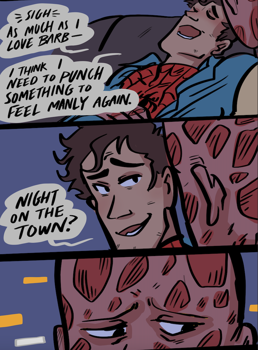 Peter Parker's Notes (doodles) by Dewdle on Newgrounds