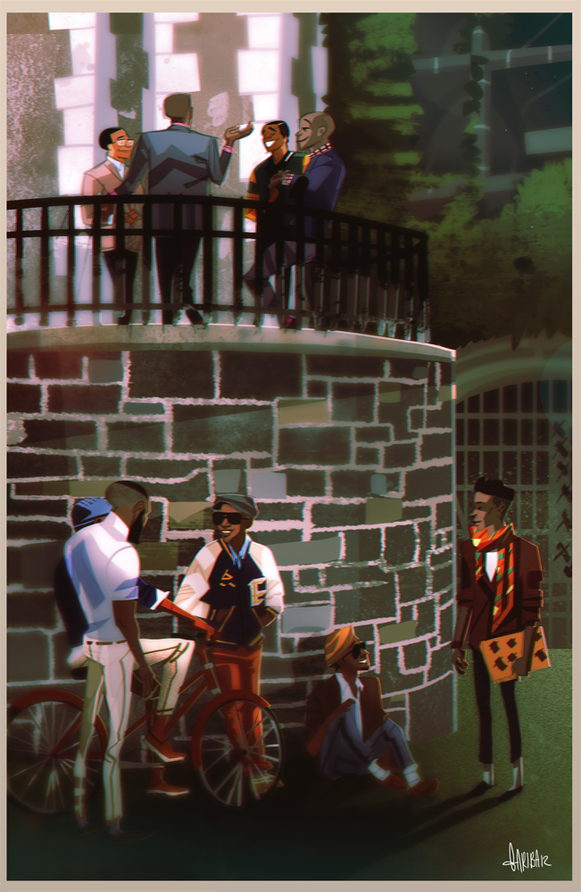 streetetiquette:The Black Ivy (animated) by Gyimah Gariba (2011)Just came across