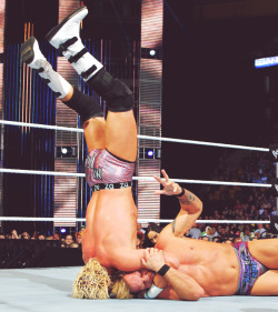 Dolph Ziggler Ass shot & and Jericho