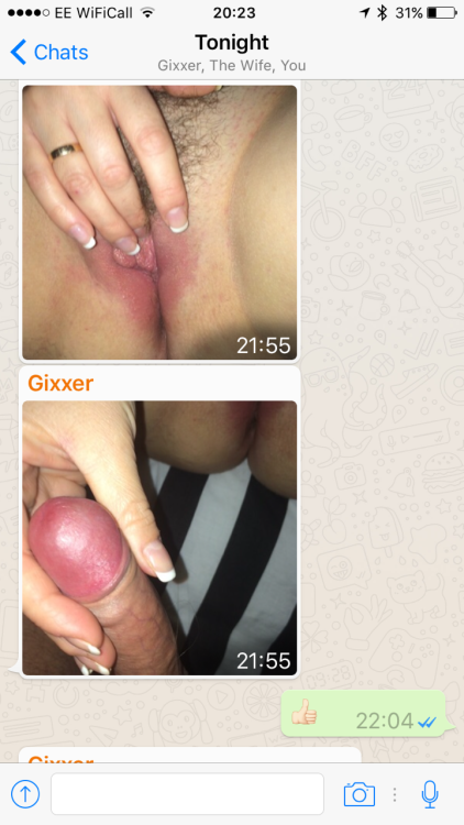 XXX clackershotwife:  A few more messages from photo