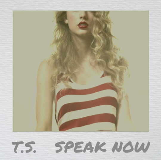 @tscreators November 2020 Event: Redesign an album using another era’s aesthetic Speak Now x 1989