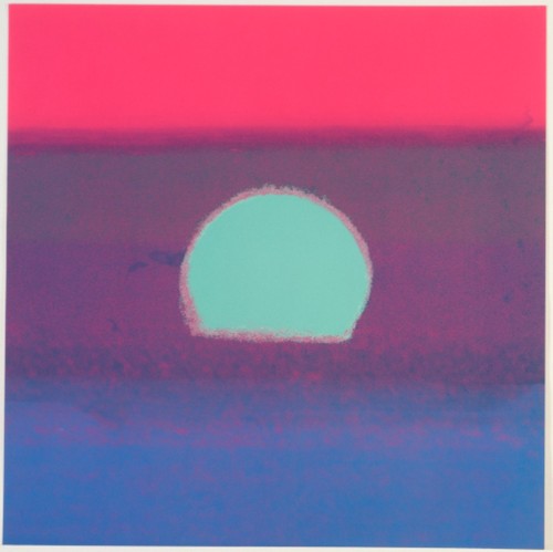 “Sunset,” Andy Warhol, 1972. Courtesy of the Andy Warhol Foundation for the Visual Arts on Artstor. 