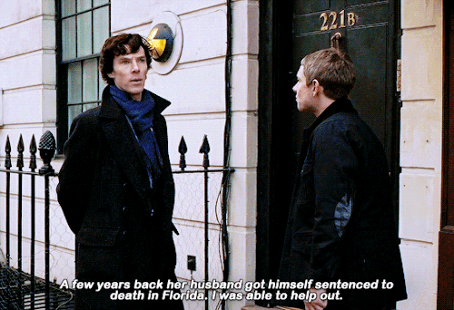 Ah, Mr Holmes.Sherlock, Please.