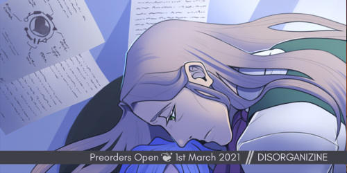 ❦ 23 Days until Preorders Open for DISorganizine! Presenting a preview for The Chilly Academic  by @