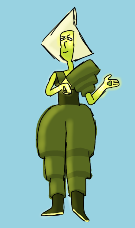 Era 1 Peridot concept? It&rsquo;s loosely based off the Peridot concept art