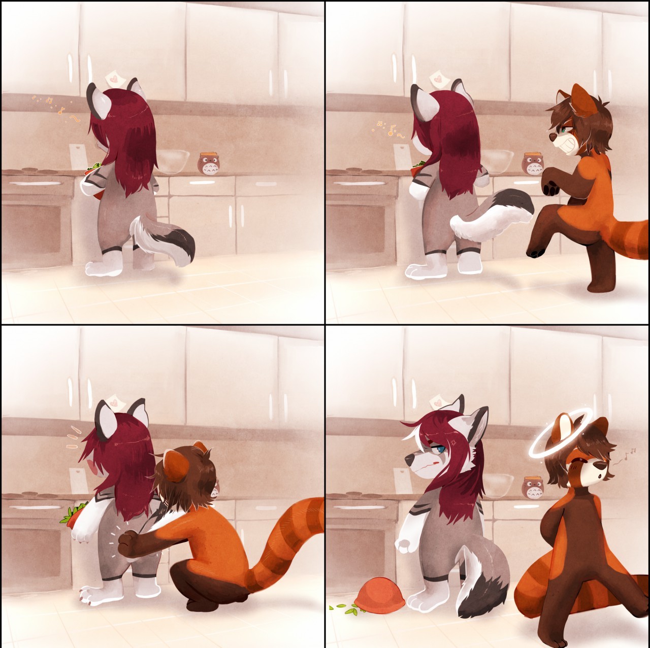 fudge-the-otter:“Gotcha…!” by Fiuefey Permission to post Granted by artistAHHHHtoocute