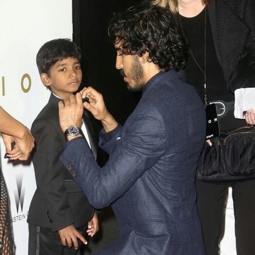 mtvalerie:Moodboard of Dev Patel being extra cute with Sunny Pawar!!