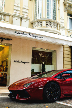 italian-luxury:  Mr. Aventador staying stylish