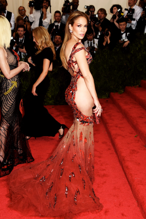 Jennifer Lopez at the Met Gala 2015