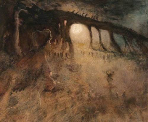 ‘Halloween’ painted by James Elder Christie in the late 19th century. In the Victorian period Hallow