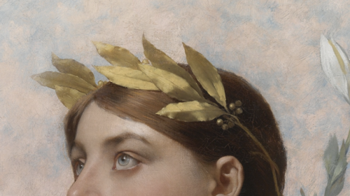 rubenista:Jules-Joseph Lefebvre, An Allegory of Victory (detail), 19th century